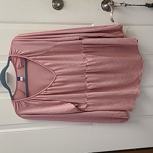 Old Navy Pink Babydoll Top